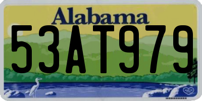 AL license plate 53AT979