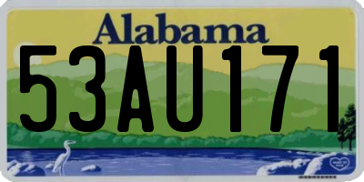 AL license plate 53AU171