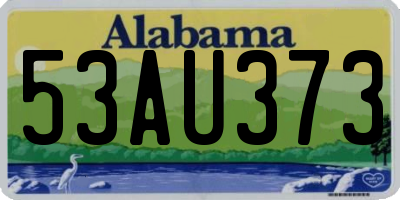 AL license plate 53AU373