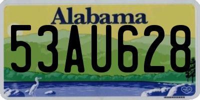 AL license plate 53AU628