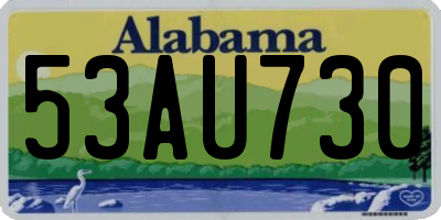 AL license plate 53AU730