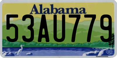 AL license plate 53AU779