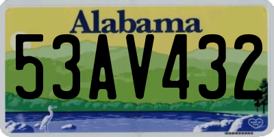 AL license plate 53AV432