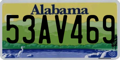 AL license plate 53AV469