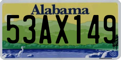 AL license plate 53AX149