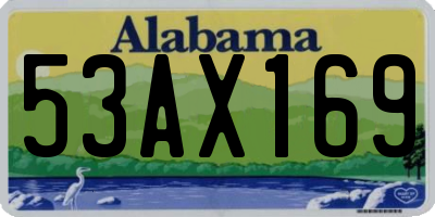 AL license plate 53AX169