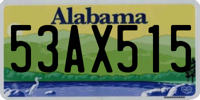 AL license plate 53AX515