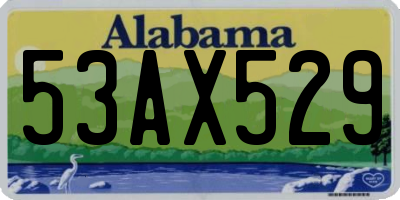 AL license plate 53AX529