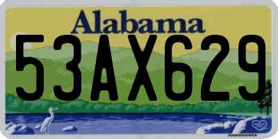 AL license plate 53AX629
