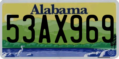 AL license plate 53AX969