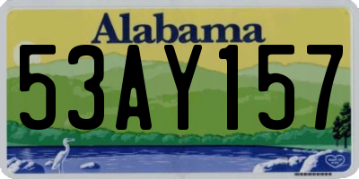 AL license plate 53AY157