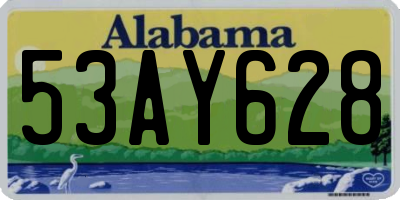 AL license plate 53AY628