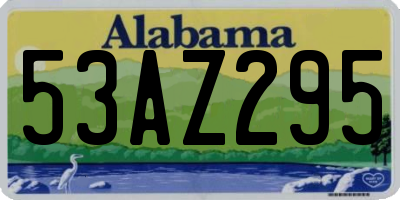 AL license plate 53AZ295