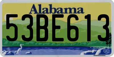 AL license plate 53BE613