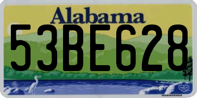 AL license plate 53BE628