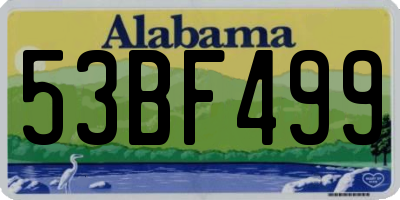 AL license plate 53BF499