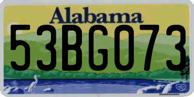 AL license plate 53BG073