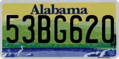 AL license plate 53BG620