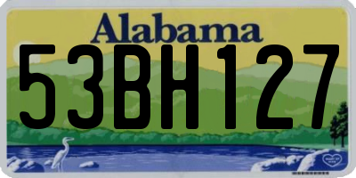 AL license plate 53BH127