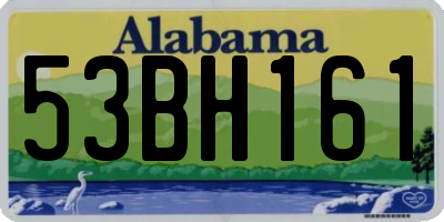 AL license plate 53BH161