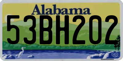 AL license plate 53BH202