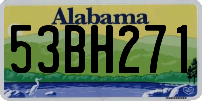 AL license plate 53BH271