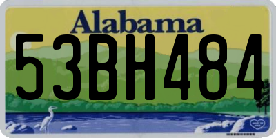 AL license plate 53BH484