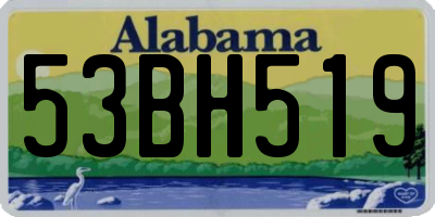 AL license plate 53BH519