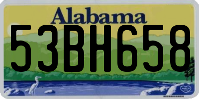 AL license plate 53BH658