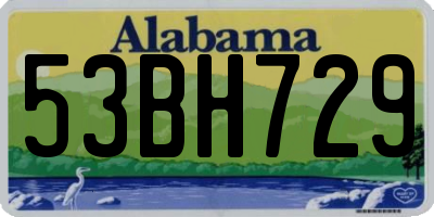 AL license plate 53BH729