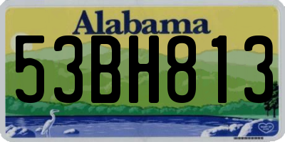 AL license plate 53BH813