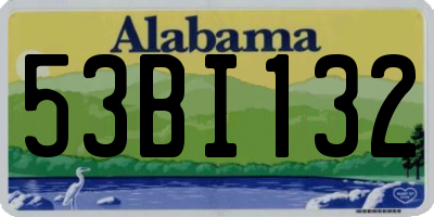AL license plate 53BI132