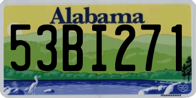 AL license plate 53BI271
