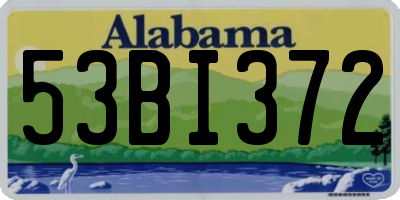 AL license plate 53BI372
