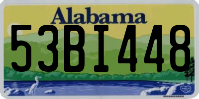 AL license plate 53BI448