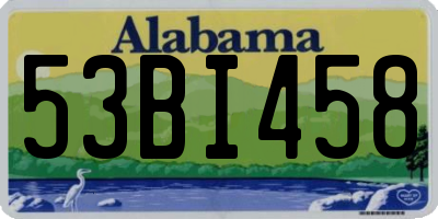 AL license plate 53BI458