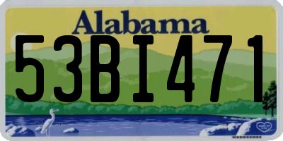AL license plate 53BI471