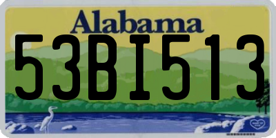 AL license plate 53BI513