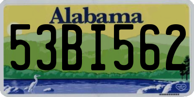 AL license plate 53BI562