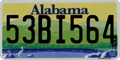 AL license plate 53BI564