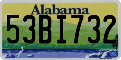 AL license plate 53BI732