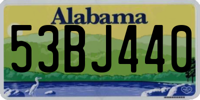 AL license plate 53BJ440