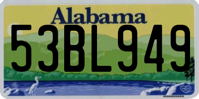 AL license plate 53BL949