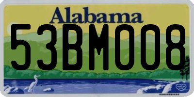 AL license plate 53BM008
