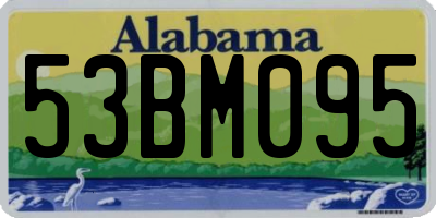AL license plate 53BM095