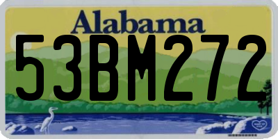 AL license plate 53BM272