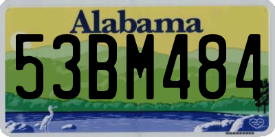 AL license plate 53BM484