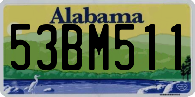AL license plate 53BM511