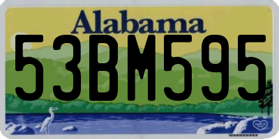 AL license plate 53BM595