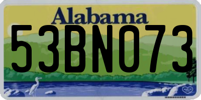 AL license plate 53BN073